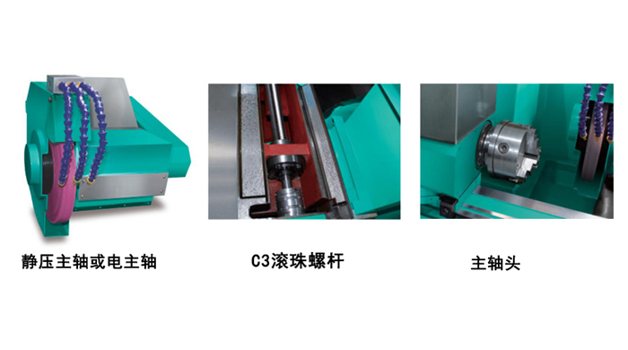 外圓磨床主軸和滾珠螺桿細節(jié)圖 外圓磨床主軸和滾珠螺桿細節(jié)圖