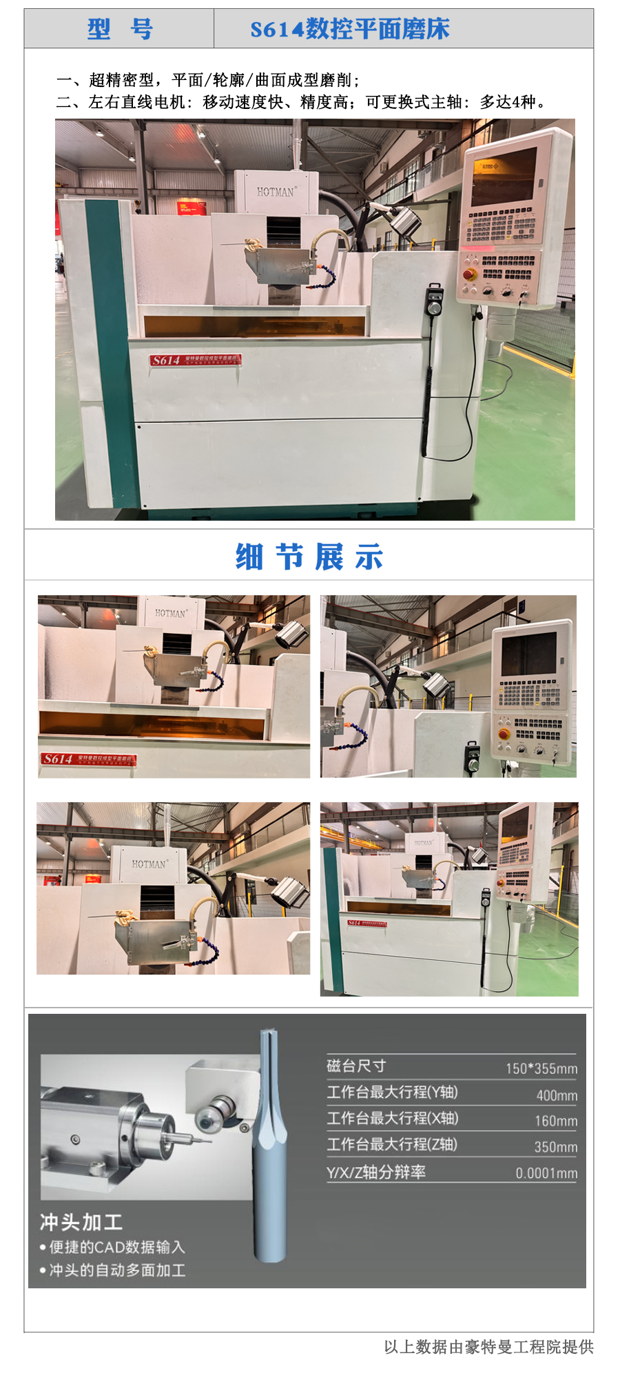 S614成型平面磨床簡要介紹 S614成型平面磨床簡要介紹